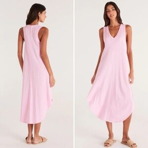 New Z Supply The Reverie Slub Sleeveless Maxi Dress in Lilac | Women’s Small